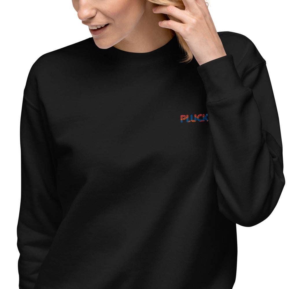 Plucky Embroidered Sweatshirt