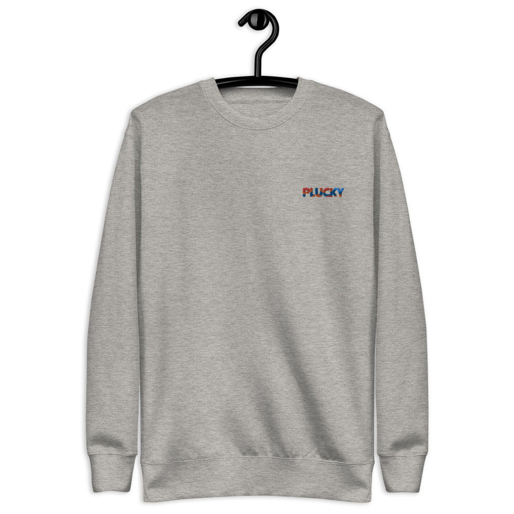 Plucky Embroidered Sweatshirt